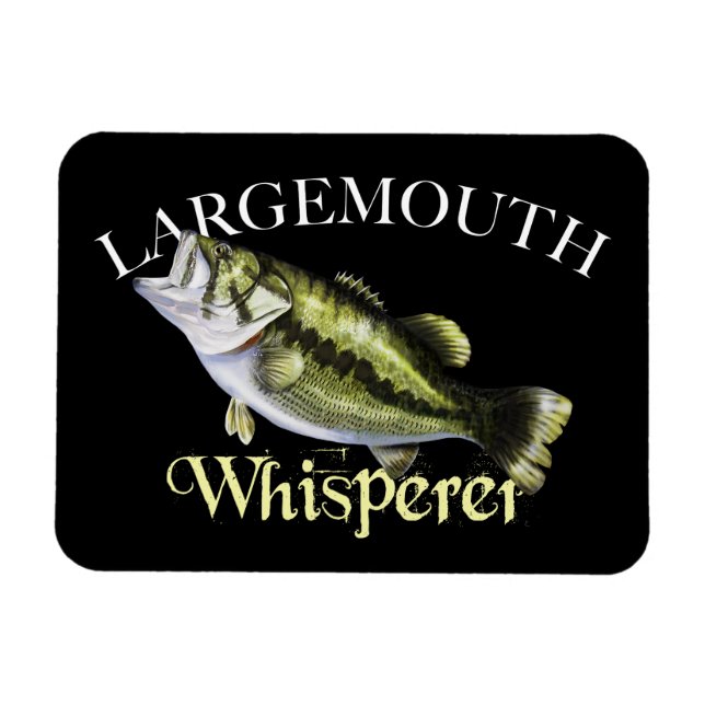 Largemouth Bass Whisperer Magnet (Horisontell)
