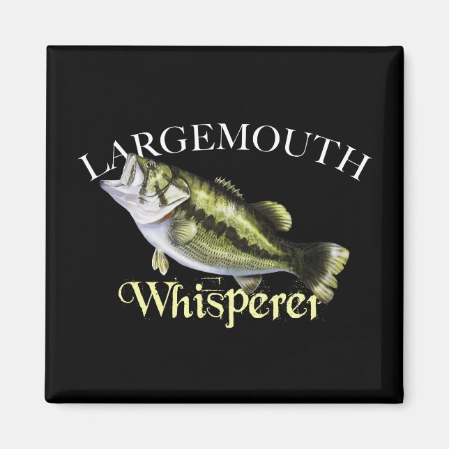 Largemouth Bass Whisperer Magnet (Framsidan)