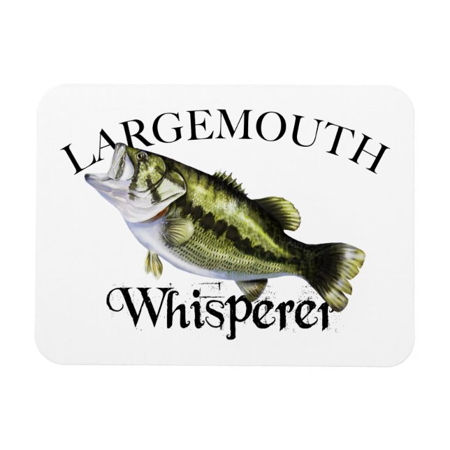 Largemouth Bass Whisperer Magnet (Horisontell)