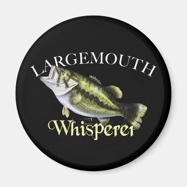 Largemouth Bass Whisperer Magnet (Framsidan)