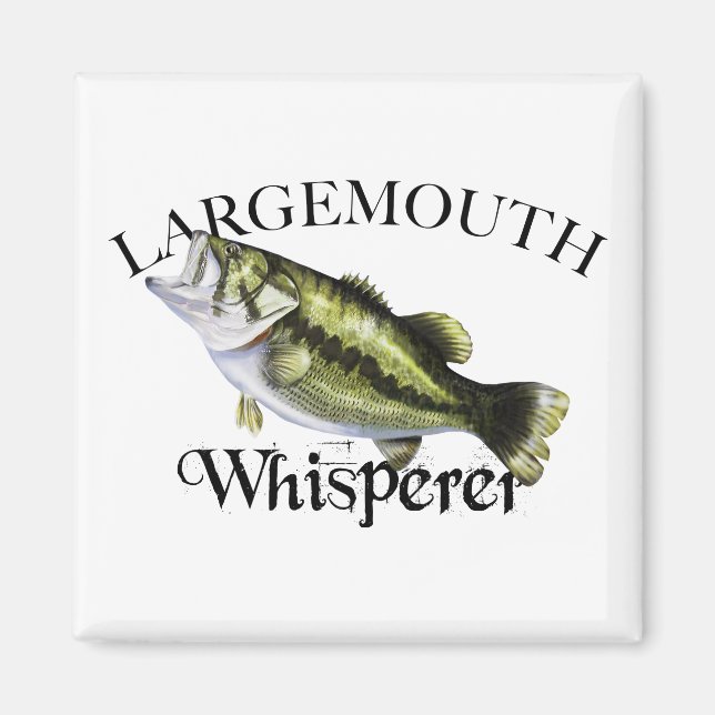 Largemouth Bass Whisperer Magnet (Framsidan)