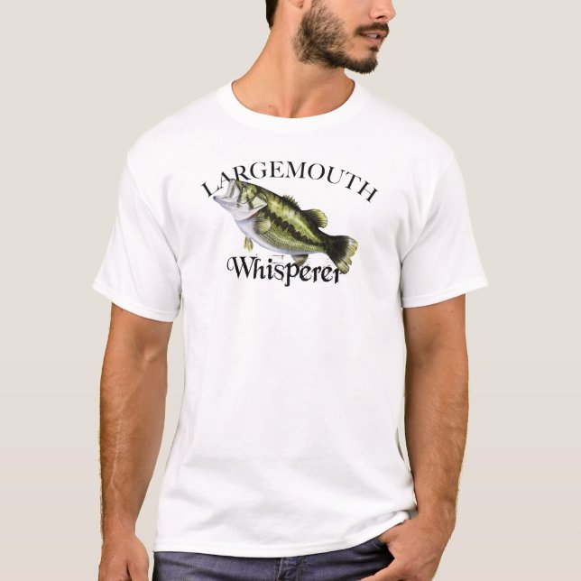 Largemouth Bass Whisperer T Shirt (Framsida)