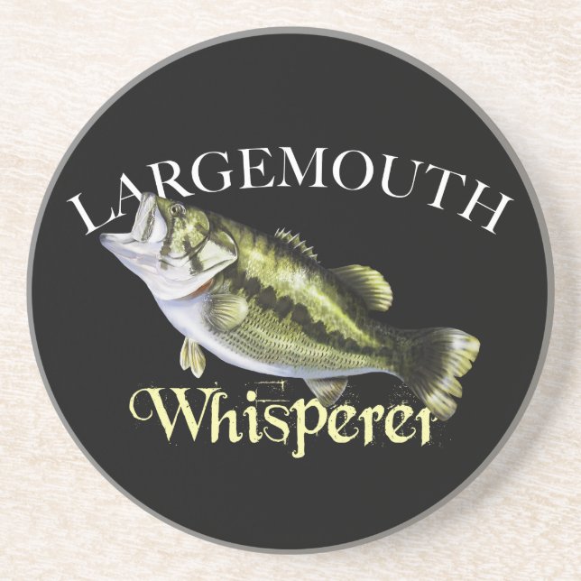 Largemouth Bass Whisperer Underlägg (Framsidan)