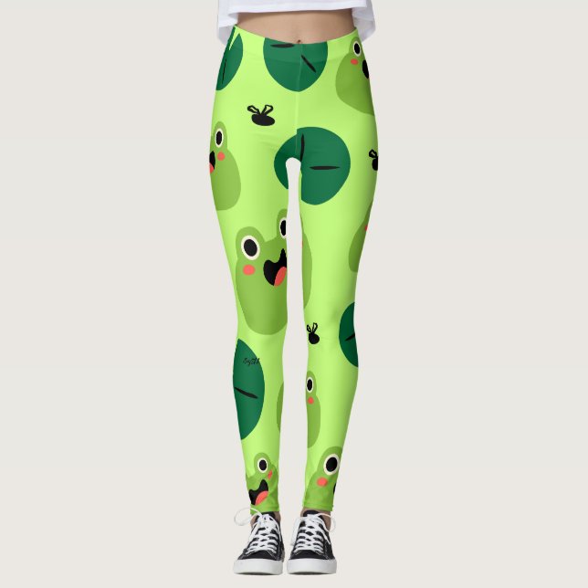 Lårgrodor Leggings (Framsida)