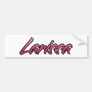 Larissa faded rosa Aufkleber Sticker Bildekal