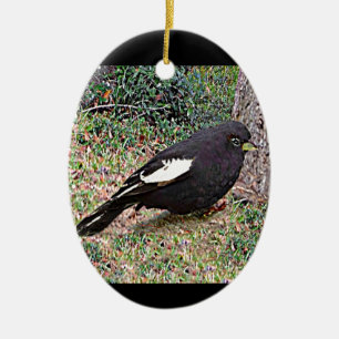 Lark Bunting (Colorado) Julgransprydnad Keramik