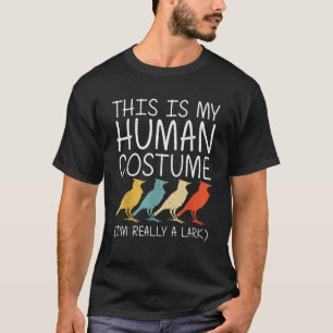 Lark Halloween Human Costume Passerine Bird Easy D T Shirt