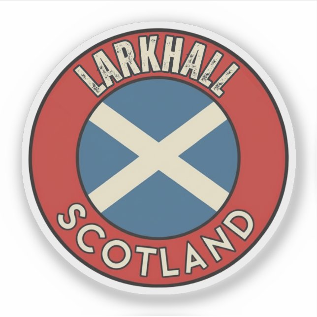 Larkhall, Skottland Klistermärken (Framsida)