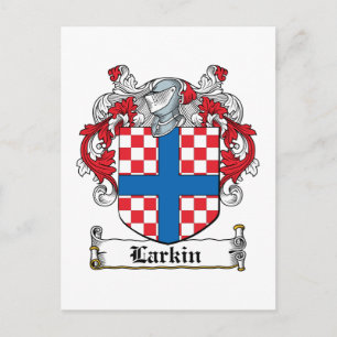 Larkin Family Crest Vykort