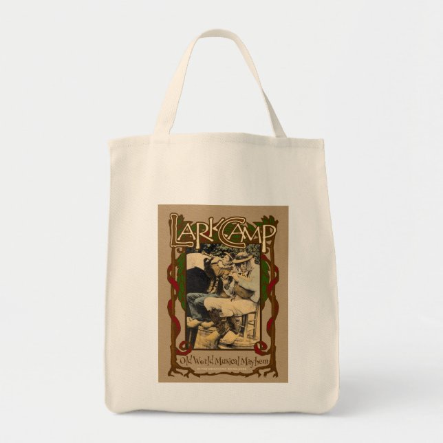 Larklägershopping bag tygkasse (Framsidan)
