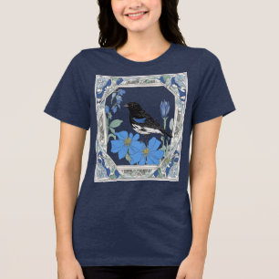 Lärksångare och Colorados blå akvilegia T Shirt