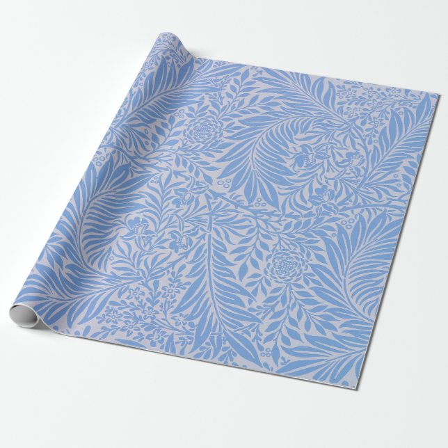 Larkspur av William Morris Presentpapper (Utrullad)