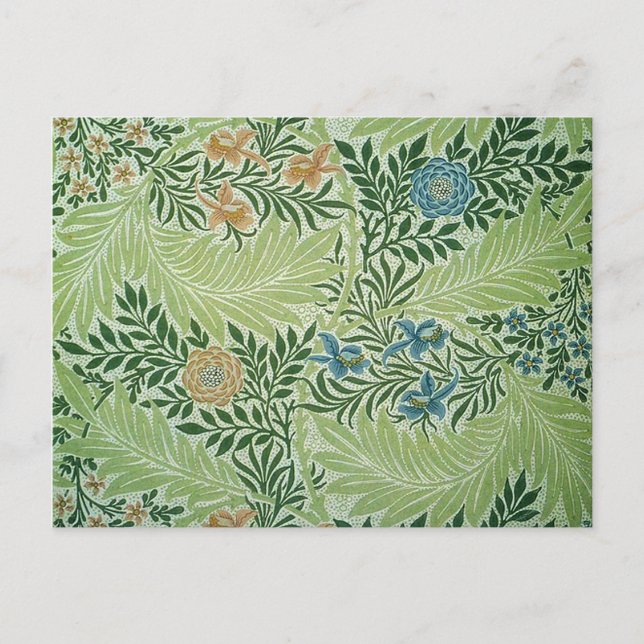 Larkspur Flower Victorian Vykort (Framsida)