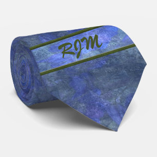 Larkspur Inspired Periwinkle Blue Monogram Slips