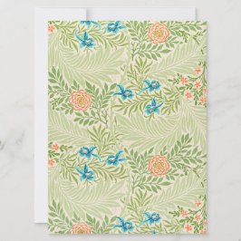 Larkspur Mönster (av William Morris) Kort