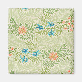 Larkspur Mönster (av William Morris) Magnet