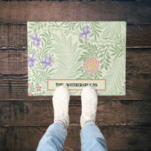 Larkspur William Morris Grönt Red Lila Blommigt