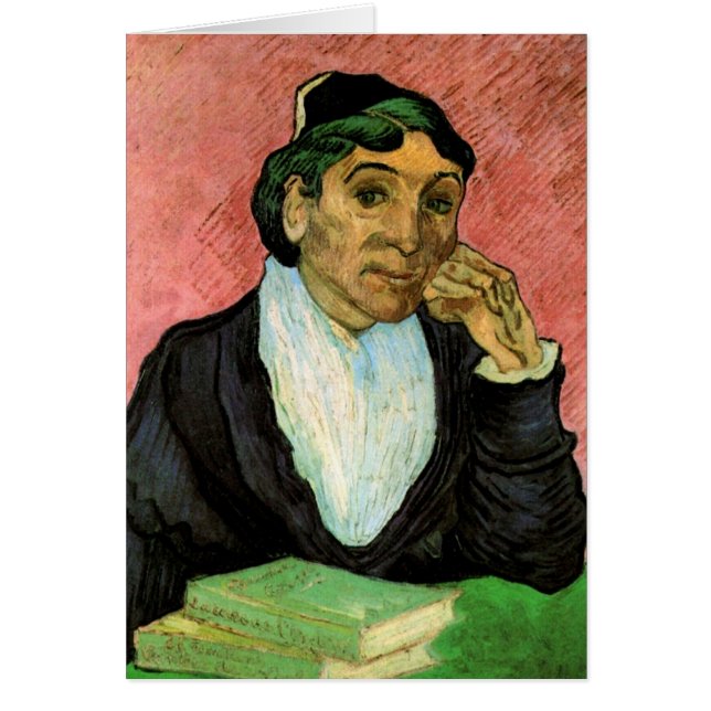 L'Arlesienne (Madame Ginoux) av Vincent van Gogh Hälsningskort (Framsidan)