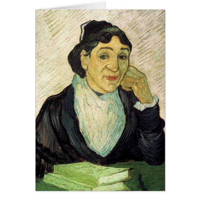 L'Arlesienne (Madame Ginoux) av Vincent van Gogh Hälsningskort (Framsidan)