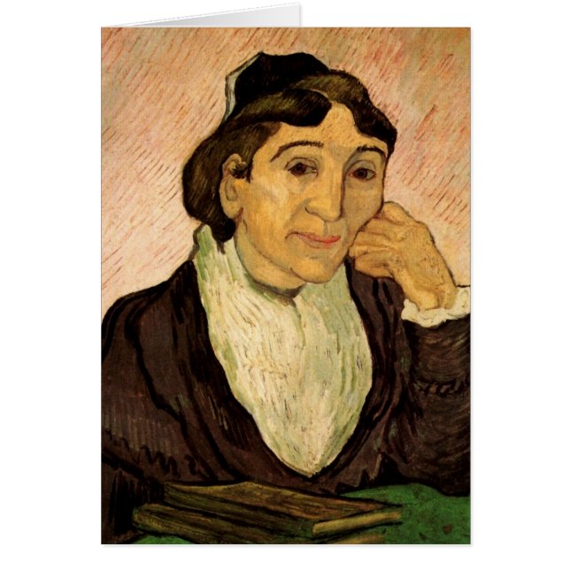L'Arlesienne (Madame Ginoux) av Vincent van Gogh Hälsningskort (Framsidan)