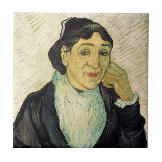 L'Arlesienne (Madame Ginoux) av Vincent van Gogh Kakelplatta (Framsidan)