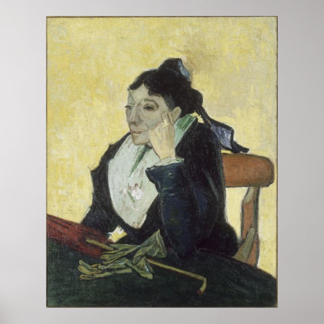 L'Arlesienne: Madame Ginoux av Vincent Van Gogh Poster (Framsidan)