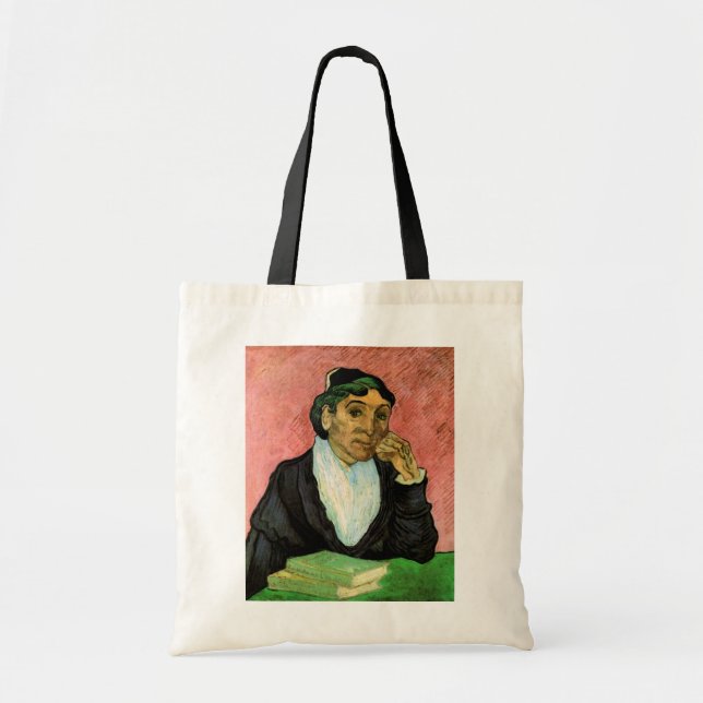 L'Arlesienne (Madame Ginoux) av Vincent van Gogh Tygkasse (Framsidan)