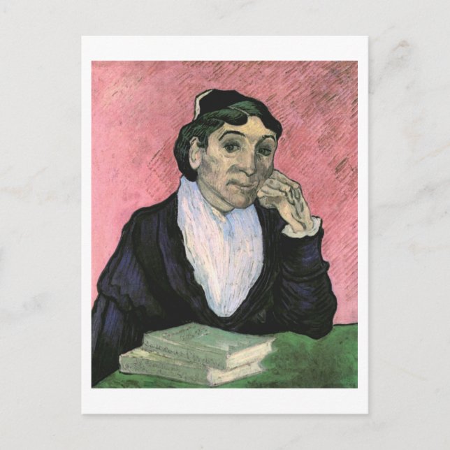 L'Arlésienne (Madame Ginoux), Vincent van Gogh Vykort (Framsida)