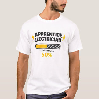 Lärling elektriker lastar 50% t-shirt