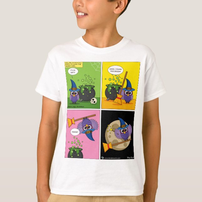 Lärlingsguiden - Städning Tecknad T Shirt (Framsida)