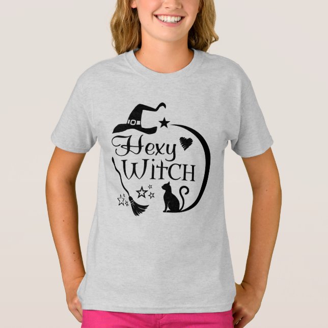 Lärlingshäxa, Hexy Häxa T Shirt (Framsida)