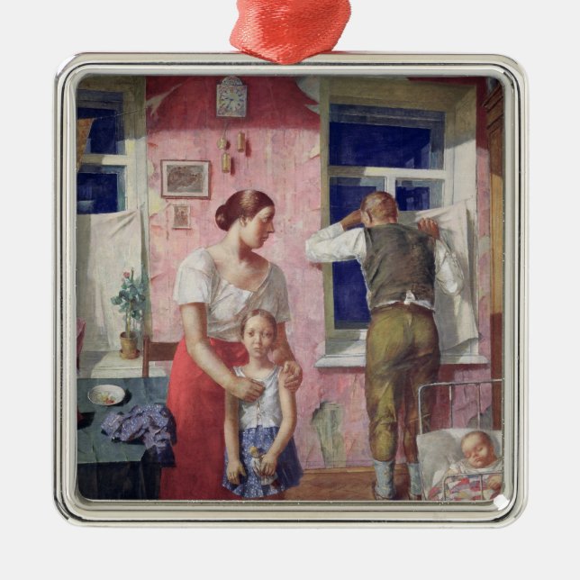 Larm 1934 julgransprydnad metall (Framsidan)