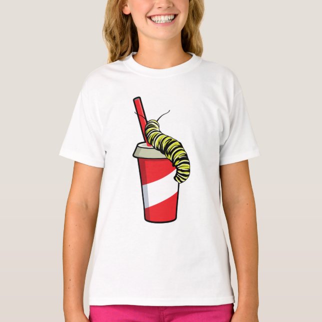 Larm med dryck t shirt (Framsida)