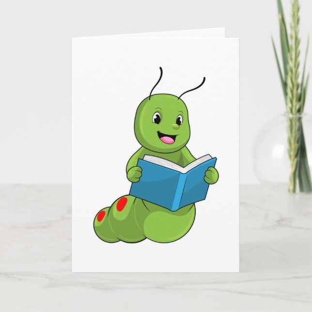 Larm på läsning med bok kort (Framsida)