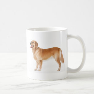 Larma den guld- Retrieverkaffemuggen Kaffemugg