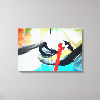 Larme de Sang - Peinture Émouvante Canvastryck