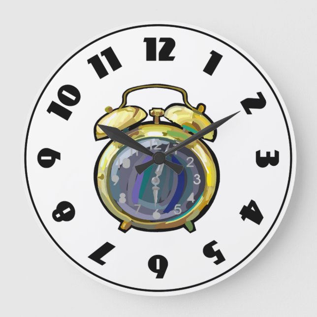 Larmklocka Stor Klocka (Framsida)