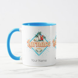Larnaca Cyprus Retro Cocktail Vintage Sunset Mugg