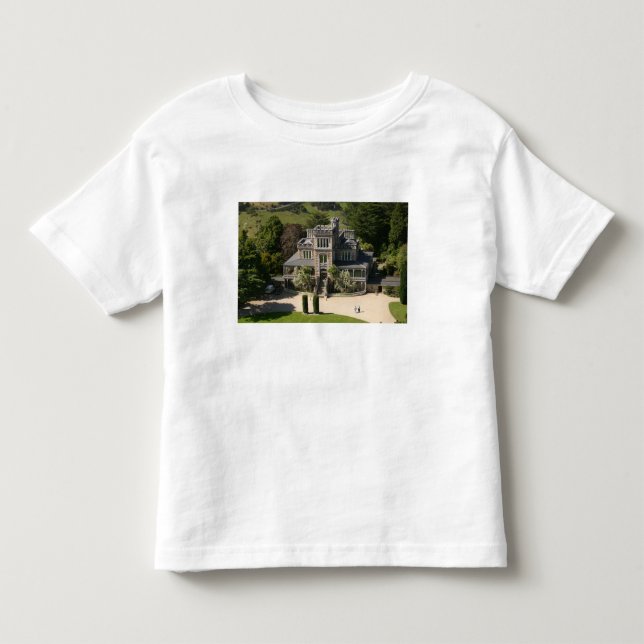 Larnach Castle, Dunedin, Nya Zeeland - flygbild Tee Shirt (Framsida)