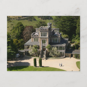 Larnach Castle, Dunedin, Nya Zeeland - flygbild Vykort