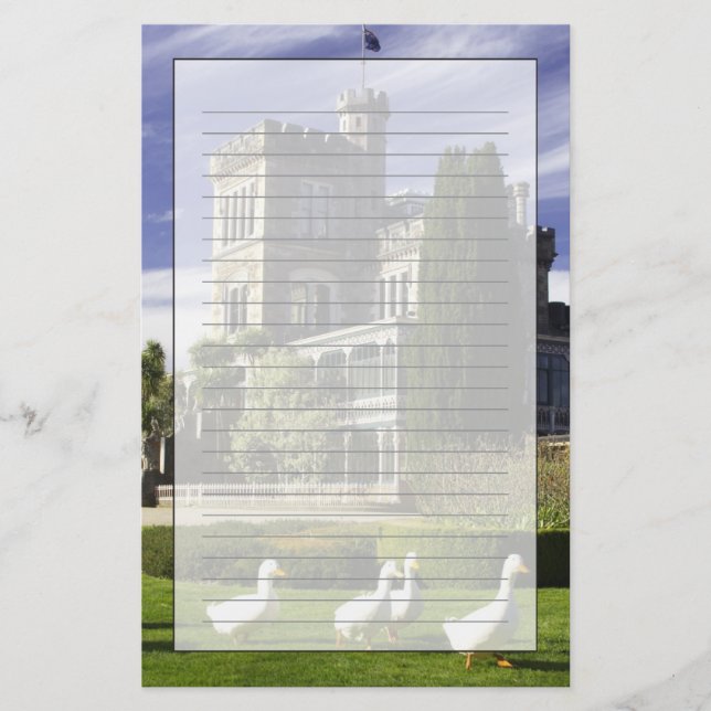 Larnach Castle, Otago Peninsula, Dunedin Brevpapper (Framsida)