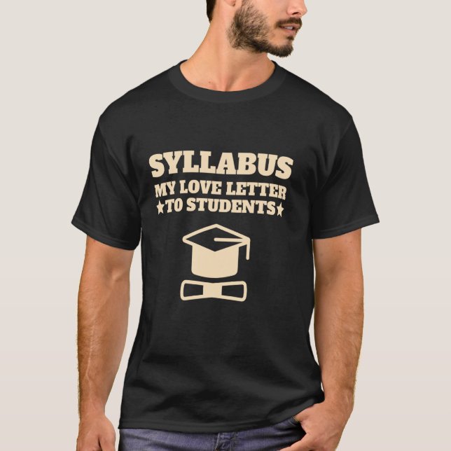 LÄROPLAN PROFESSOR LÄRARE T SHIRT (Framsida)