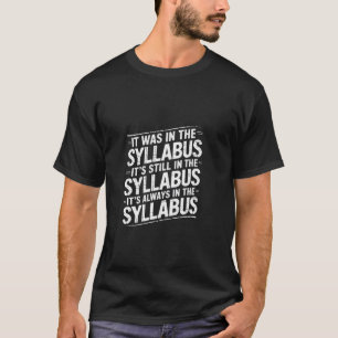 Läroplanen Var Aldrig Ännu Är Alltid Kommer Att Va T Shirt
