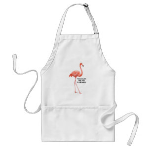 Låröppningar för Flamingos Förkläde