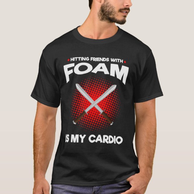 Larper Quote for Larp and Fantasy Role 6 T Shirt (Framsida)