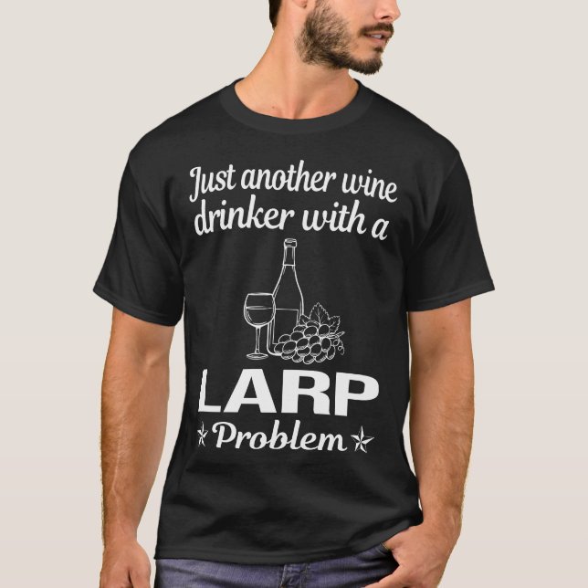 Larping RPG Roleplay Roleplay Role Spela upp T Shirt (Framsida)