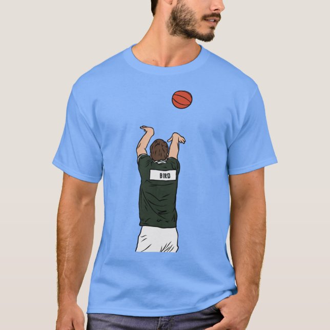 Larry Bird i tre T Shirt (Framsida)