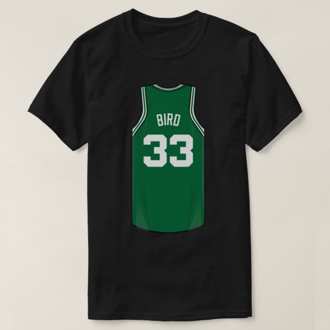 Larry Bird Jersey Cap T Shirt (Design framsida)