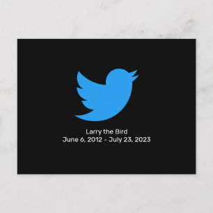 Larry Bird Twitter pension Vykort