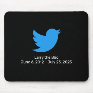 Larry, fågeln Twitter pension Musmatta